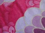 Weft knitted flower printed 30*60 microfiber cleaning cloth , microfiber home