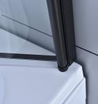 1-1.2mm Pivot Bath Shower Screen 55''X31'' Tempered Glass