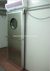 Wholesale Stainless Steel Cold Room Sliding Door with Round Window and Gas R404A Refrigeration from china suppliers