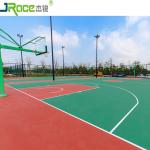 Eco - friendly Anti - slip Basketball Sport Court 3 - 8 mm Thickness