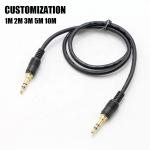 OEM Gold Plating 1M 2M 3M Male to Male 3.5mm Jack Aux Auxiliary Speaker Stereo