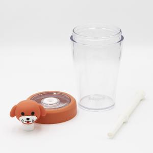 Wholesale BPA Free Reusable Straw Water Bottle Transparent For Lady Children from china suppliers