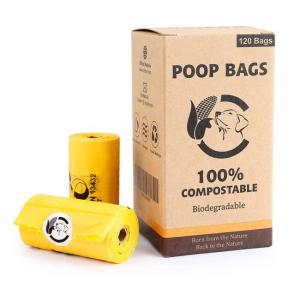 Wholesale Wholesale 100% Compostable Biodegradable Dog Poop Bag Sustainable Packaging Bags Supplier China OEM Customized Logo Design from china suppliers