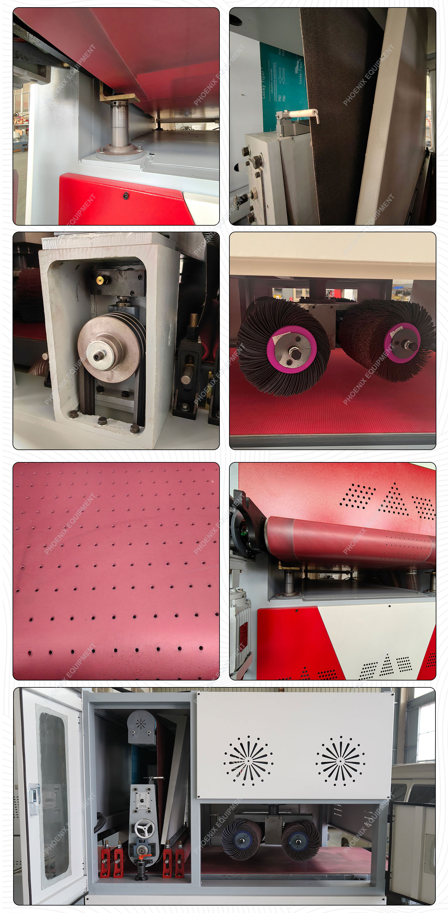 Full Automatic Wood Floor Polishing Metal Sanding Machine for Deburring and Finishing