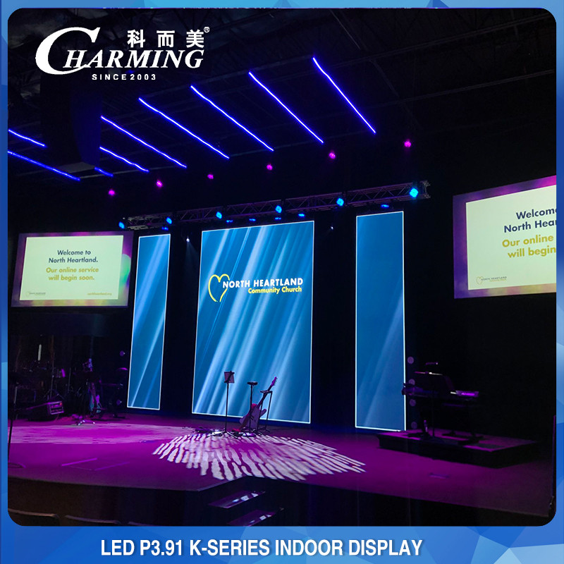 Die Casting Aluminum 4K P3.91 Indoor Led Screen Back Maintenance