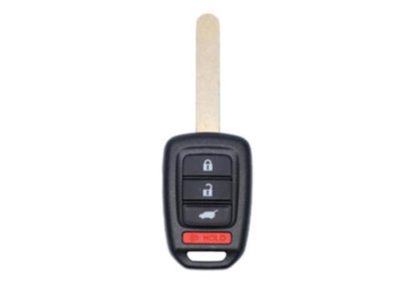 Black Honda Civic Remote Head Key FCC ID MLBHLIK6-1TA 4 Button 433 Mhz Plastic