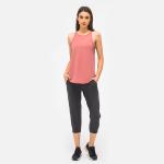 Women Loose Gym T Shirts Dry Quick Sleeveless Tank Tops Workout Gym Clothing