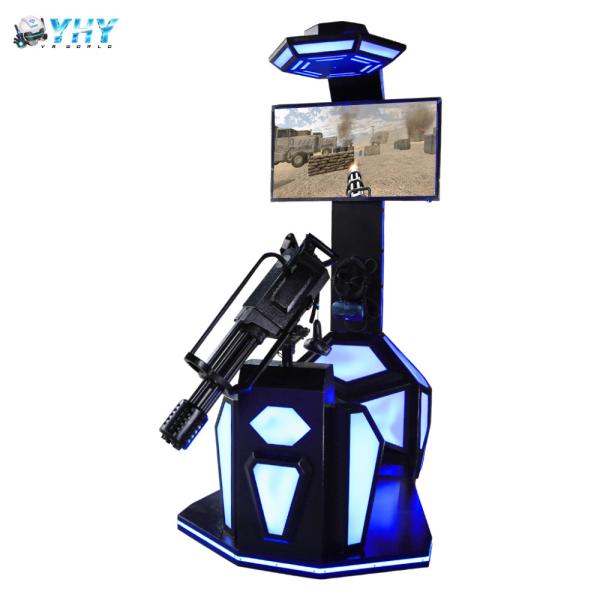 Water Park 9D VR Simulator Gatlin Zombie Shooting Headset Standing Motion