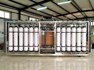 Wholesale Butterfly Valve / Ball Valve Ultrafiltration Membrane System , 100 T/H RO Ultrafiltration Machine from china suppliers