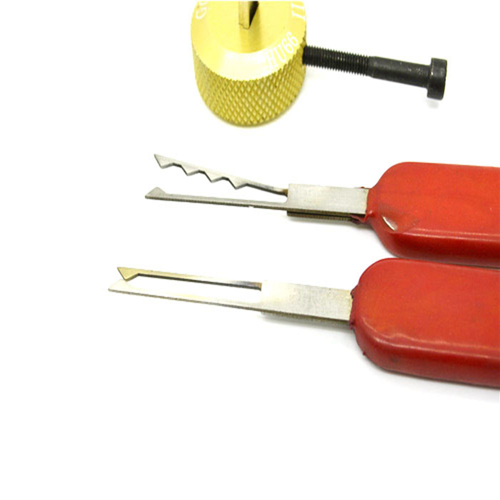 Locksmith Tool Red Picking Set Stainless Steel Lock Pick Set For The Third VW
