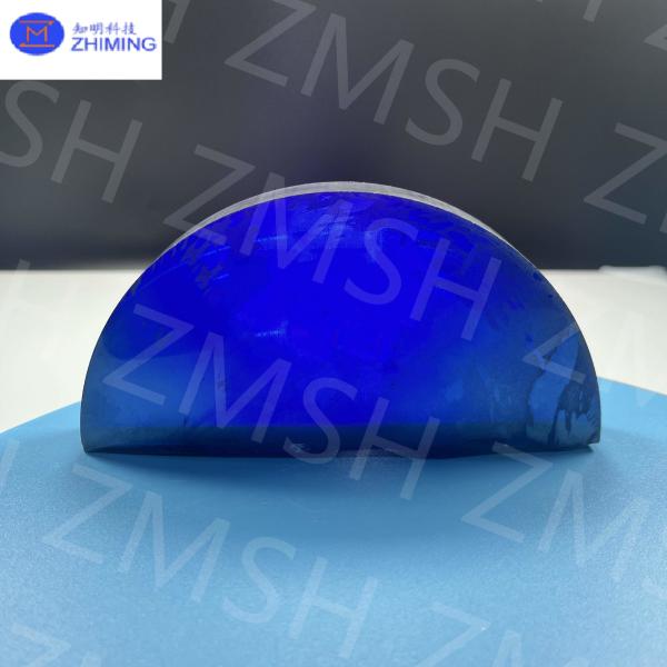 Royal Blue Moissanite Rough Single Crystal Silicon Carbide In Jewelry Industry