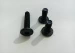 M6 M8 Furniture Screws Connecting Bolts , Flat Head Bolt With Black Zinc