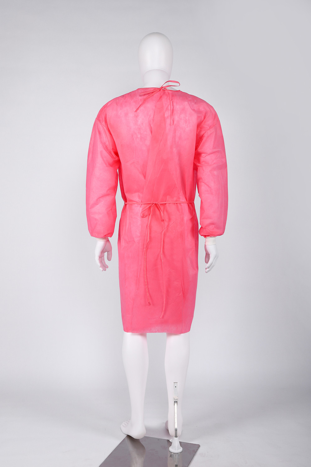 Nonwoven SMS Disposable Isolation Gown Personal Protective Medical SMS Insolation Gown Disposable with elastic and knitted cuffs