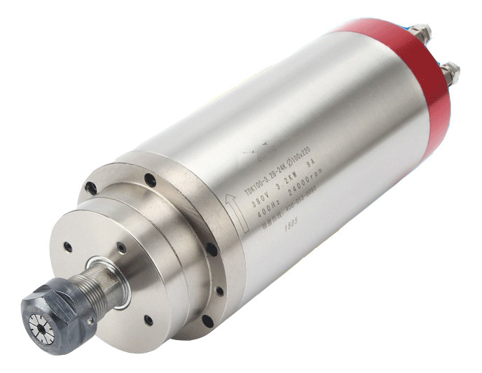 High Speed Spindle Motor And Variable Frequency Drive 220v 380v Water Cooling Or Air Cooling