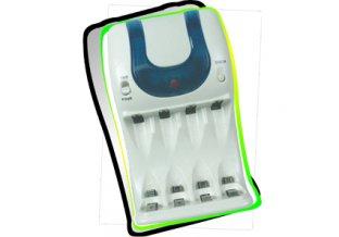 120V 60Hz Ni-MH / Ni-Cd / AA / AAA switching Ktec AC DC Battery Charger KN-8501