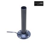 Adjustable Swivel Bar Chair Accessories Iron Pipe Metal Fittings Black / Chrome