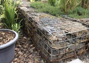 Wholesale Green Pvc Coated Rectangle Retaining Wall Gabion Baskets As Garden Decoration from china suppliers