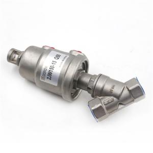 Wholesale CE ISO9001 Stainless Steel Angle Valve , Double Acting Piston Actuated Valve from china suppliers