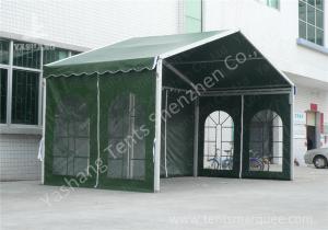 Wholesale Outdoor Green Aluminum Frame Fabric Tent Structures , Fabric Shelter Systems from china suppliers