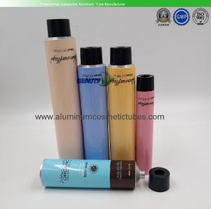 Wholesale High End Aluminum Collapsible Tubes , Beauty Empty Aluminum Lotion Tubes Custom Logo from china suppliers