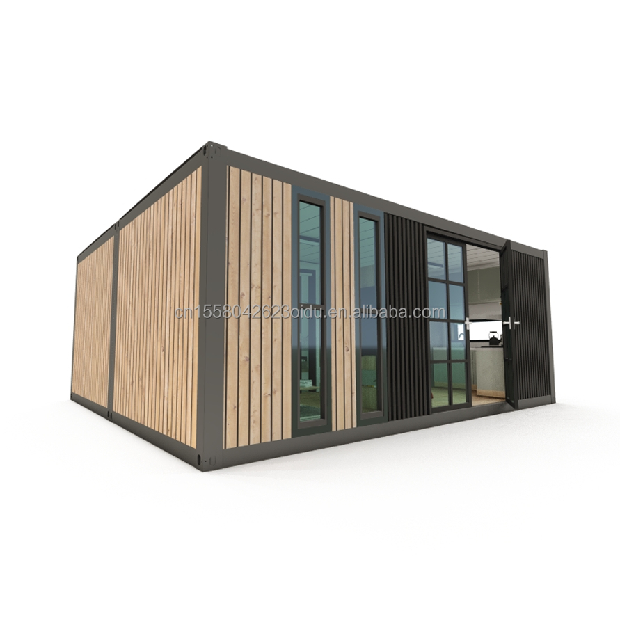 Customizable Detachable Mobile House EU Two Bedrooms Two 20ft Prefabricated Container House for Personalized Living