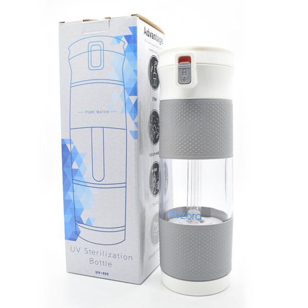 Plastic Sterilizer UV Water Bottle Carbon Filter Sterilization Method 450ml AZ