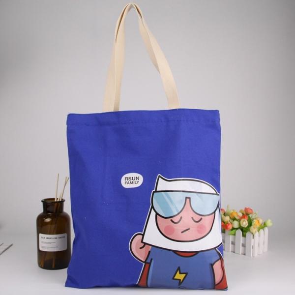 Big Size Heavy Blank Canvas Tote Bags / Washable Canvas Grocery Bags Heat