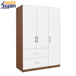 Modern White Wood Closet Doors For Bedrooms , Flat Panel Design