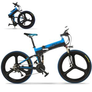 Wholesale Powerful Mountain Foldable Electric Bike For Adults 48V Lithium Ion Battery 400W from china suppliers