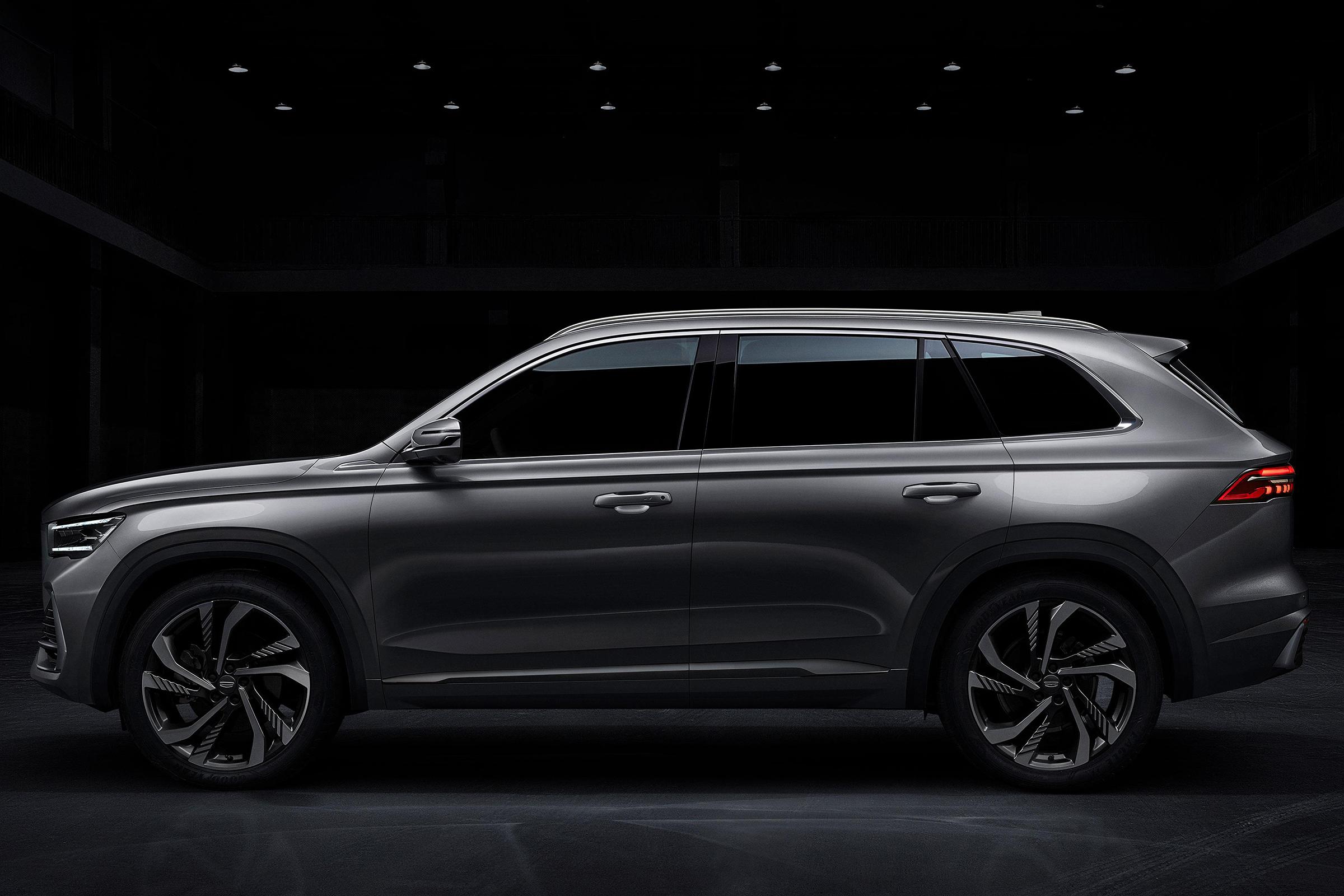 7 Speed Dual Clutch Gearbox 2023 Geely Monjaro 2.0T 4WD Flagship Luxury SUV with Retro LED and Electric Leather Interior