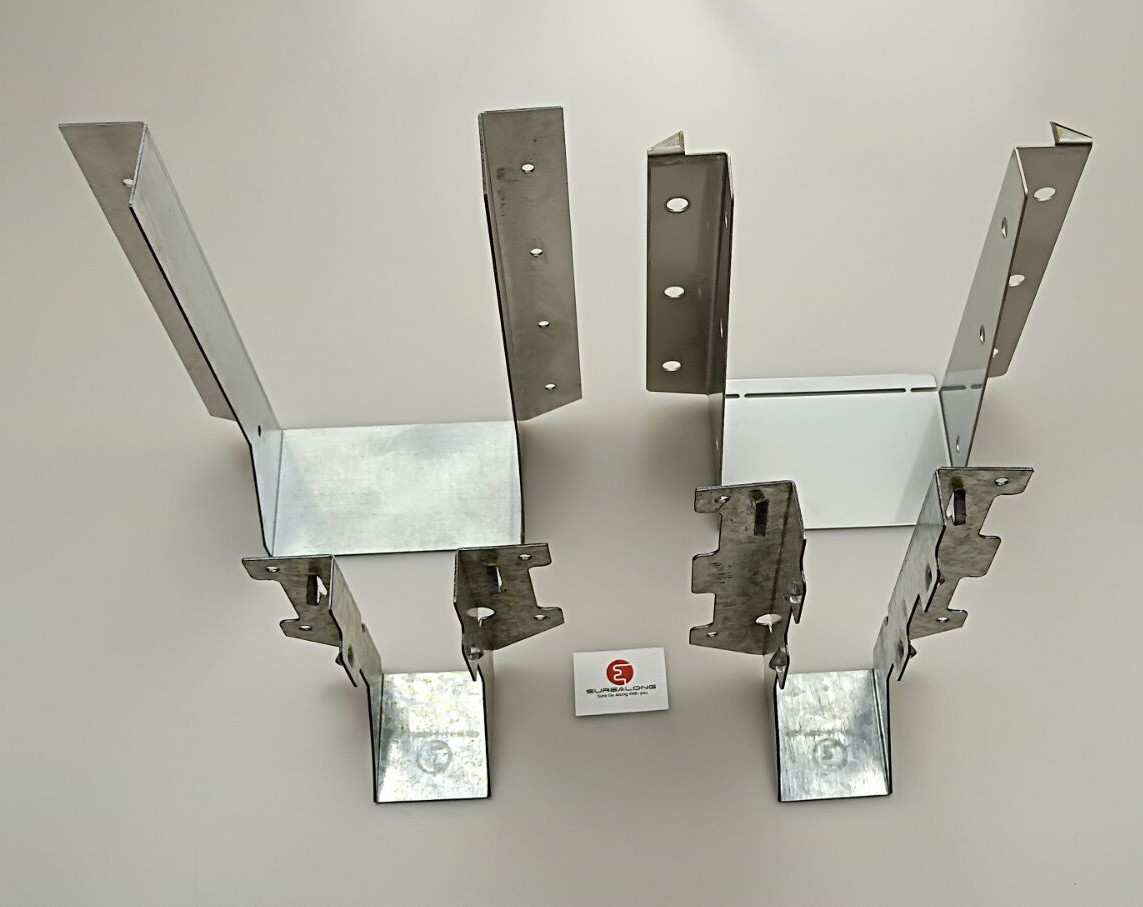 angled joist hangers