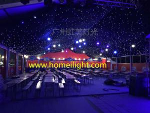 Wholesale Professional LED Stage Lights DJ Club LED Star Curtain Blue white LED Flexible Star Backdrop Cloth from china suppliers