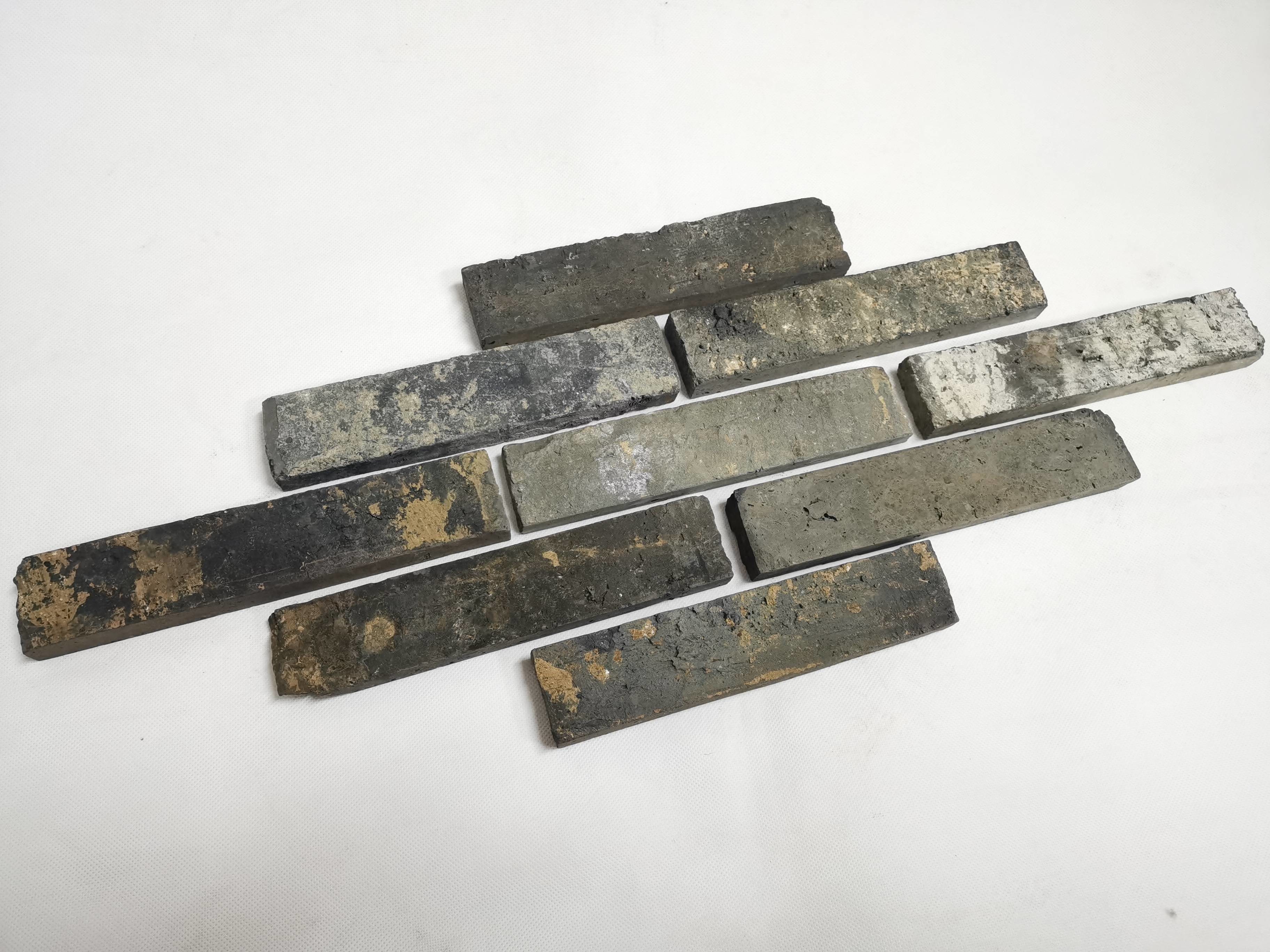 Artificial 20mm Thickness Reclaimed Clay Bricks For Coffee Bar