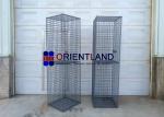 PVC Coated Welded Wire Gabion Baskets / Gabion Planter / Gabion Pillars