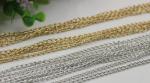 Handbag hardware 3 mm width iron material gold detachable metal purse chains