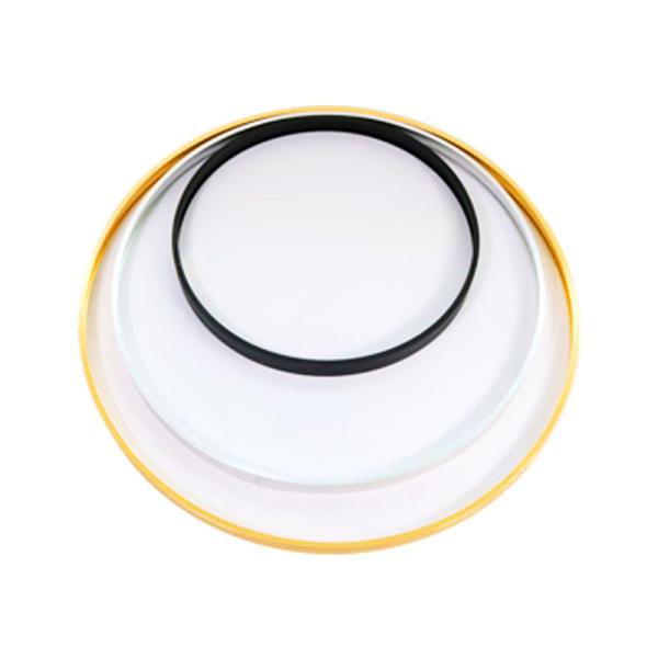 Wall Mounted Aluminium Mirror Frame Round Led Poster Photo Picture Circle Frame