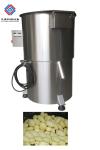 Small Capacity Potato Washing Peeling Machine Emery Material Ginger Peeler