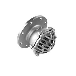 Wholesale H44W Model NO. DN100 Pn16 SS304 Vertical Type Flanged Foot Check Valve at Competitive from china suppliers