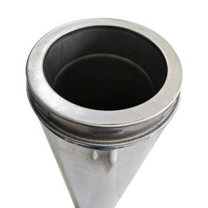 Wholesale Stove Flue Double Wall Stainless Steel Chimney Pipe With Twist Lock System from china suppliers