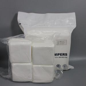 Wholesale 9x9 Cleanroom Paper Industry Factory Price 300pcs Laser Cut Lint Free Polyester Wipes from china suppliers