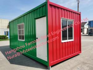 Wholesale Corrugated type fixed box firmly welded self-assembled container houses customized houses for Fiji workers' dormitories from china suppliers
