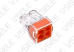Clear 4 Way Push In Wire Connectors 400V 24A Home Or Industrial Supply