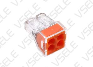Wholesale Clear 4 Way Push In Wire Connectors 400V 24A Home Or Industrial Supply from china suppliers