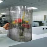 High Transparency 85% Indoor Glass Curtain Wall LED Display Film 5000nits