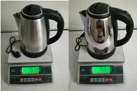 Spray paint stainless steel water kettle electric kettle for boiler
