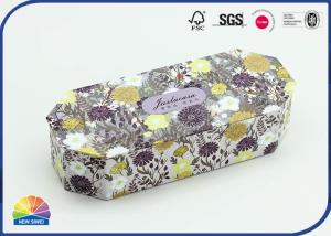 Wholesale Flower Print Octagon Shaped Hinged Lid Gift Box Magnetic Closure from china suppliers
