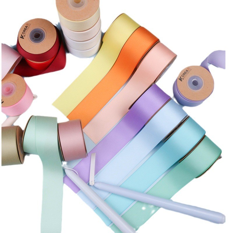 10mm-38mm*50y Polyester Cotton Ribbon Customized Color Cotton Ribbon