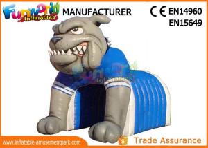 Wholesale Customized Amusement Park Inflatable Party Tent , Large Inflatable Bulldog Tunnel For Sports from china suppliers