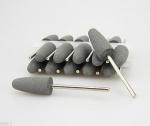Tooth Polishing Tungsten Carbide Bur , Silicone Rubber Dental Grinding Tools