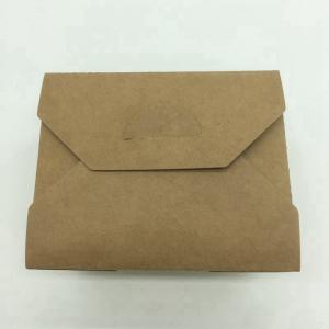 Wholesale Cardboard Disposable Paper Baking Pans Nature Color Food Packaging Burger Box from china suppliers